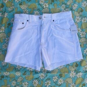 We the Free White Jean Shorts 27